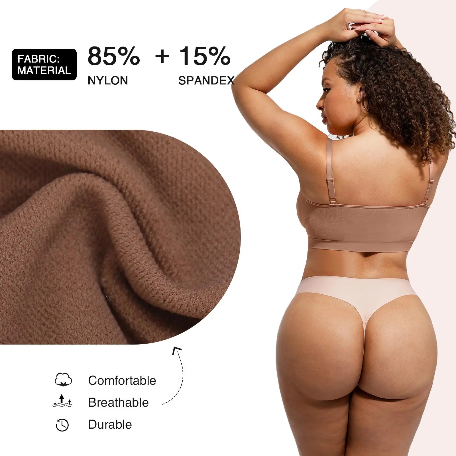 Women’s Seamless Body Shaper Bra – Back Fat Reduction