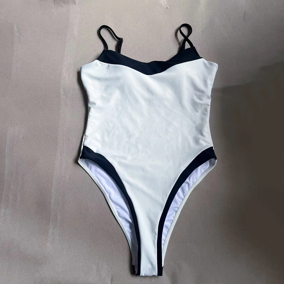 2024 Sexy Brazilian Monokini High-Waist One-Piece Swimsuit