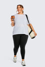 SYROKAN Plus Size High-Waisted Yoga Leggings